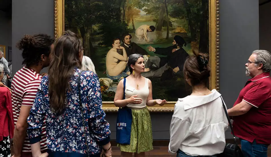 Taking a private tour at Musee d'Orsay